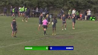 20231105  Durham College Mens Rugby vs Humber College  OCAA Semifinal [upl. by Zile885]