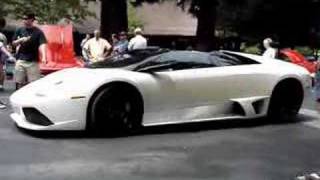 White Lamborghini Murcielago LP640 Roadster [upl. by Ailido707]