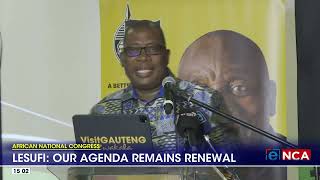 Gauteng ANC to focus and prioritise renewal [upl. by Ccasi]