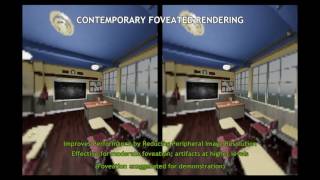 NVIDIA PerceptuallyBased Foveated Rendering for VR [upl. by Eisse]