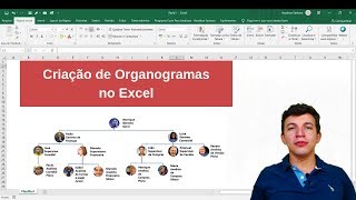 Criando Organogramas no Excel  SmartArt [upl. by Arte516]