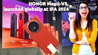 The HONOR Magic V3stands out as one of the most advanced foldable smartphones available [upl. by Onaivatco]