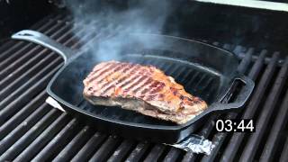 How to Grill a Ribeye Steak on Cast Iron [upl. by Arria639]