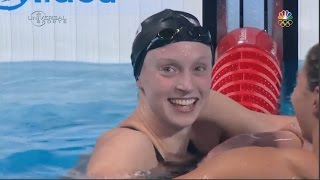 Another 800m World Record for Ledecky  Universal Sports [upl. by Aicia]