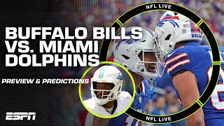 PREVIEW amp PREDICTIONS 🔮 Buffalo Bills vs Miami Dolphins  NFL Live [upl. by Llirrehs]