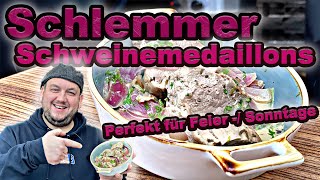 Schlemmer Schweinemedaillons aus dem Dutch Oven einfach und lecker [upl. by Keung750]