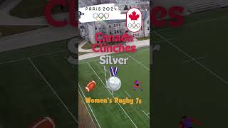 Canadas Historic Silver Medal Win in Womens Rugby 7s  Paris Olympics 2024 [upl. by Sices]