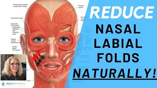 3 STEPS TO REDUCE NASOLLABIAL FOLDS  NATURALLY [upl. by Nodnab]