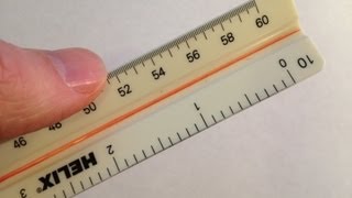 How to use an Engineers Scale or Engineers Ruler [upl. by Marcel]