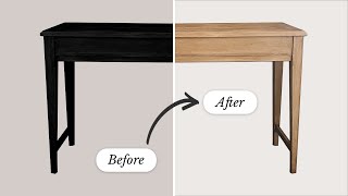 DIY Faux Wood Finish Paint Hack [upl. by Ciryl]