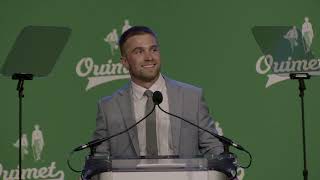 2024 Ouimet Fund Banquet Student Speaker Nate Ingram [upl. by Ahsieker62]