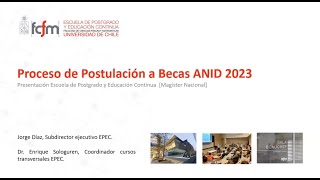 Taller n°2 para la preparación a la postulación de Becas Anid de Magíster año 2023 [upl. by Ariay]