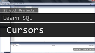 Learn SQL  26 Cursors [upl. by Prue]