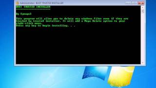 TrustedInstaller Hack Program Included [upl. by Eenaj623]