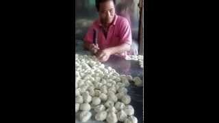 The making of kompia Foochow local delicacy in Sibu Sarawak [upl. by Amarillis990]