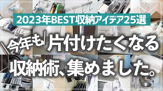 【2023年収納アイデア25選】片付けのやる気が上がる！キッチン・リビング・クローゼットなど家中で使える収納アイデア総決算（ダイソー／セリア／ニトリ） [upl. by Lonni368]