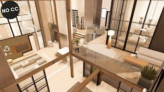 Luxury Penthouse Loft  Plattforms  No CC  Sims 4 Stop Motion Build [upl. by Colligan]