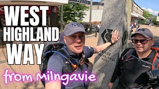 West Highland Way Day 1 Milngavie to Drymen [upl. by Ainerbas]