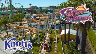 2019 Coast Rider Roller Coaster On Ride HD POV Knotts Berry Farm [upl. by Jesus]