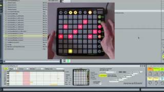 Novation  Launchpad Max For Live Melodic Step Sequencer [upl. by Azila]