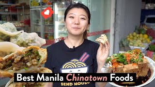 MANILA CHINATOWN STREET FOOD TOUR 12 Binondo Foods You MUST Try 🥟 [upl. by Akirehs]