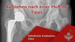 Aufstehen nach einer HüftOP [upl. by Haidadej]