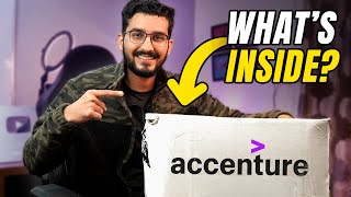 What did Accenture send me  Welcome Kit Unboxing 2023  Associate Management Consultant [upl. by Steffane]