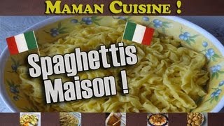 Spaghettis Maison  Maman Cuisine [upl. by Sikorski]