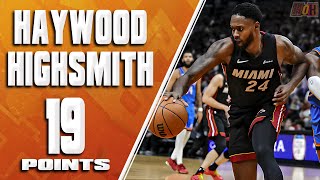 Haywood Highsmith 19 Points VS Thunder ELITE Role Player🔥 [upl. by Llerrac]