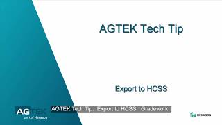 Tech Tip  Export to HCSS [upl. by Addia]