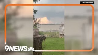 Tornado destroys home in Hawley Texas [upl. by Anirdua]