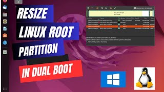 Resize Your Linux Partition in Dual Boot with Windows [upl. by Odo810]