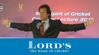 MCC Spirit of Cricket Cowdrey Lecture  Imran Khan [upl. by Dolan]