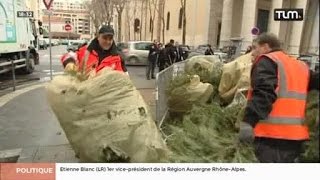 Le recyclage des sapins de Noël [upl. by Esital]