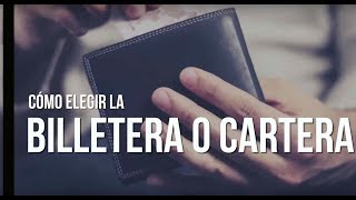 Cómo elegir una cartera o billetera para hombre [upl. by Epilif]