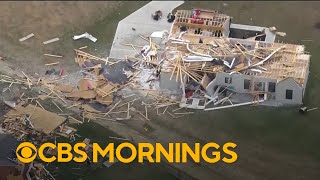 Massive tornado system kills at least 3 people in the Midwest [upl. by Kalam]