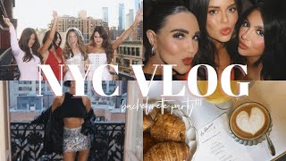 NEW YORK VLOG  bachelorette party in the city [upl. by Eicats262]