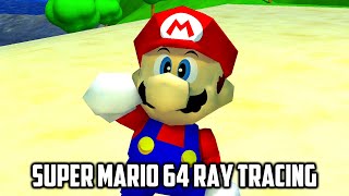 ⭐ Super Mario 64 PC Port  Ray Tracing  Opening Ending amp Demos [upl. by Leuqram]