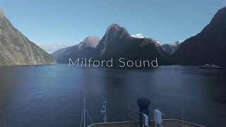 Cruising Fiordland National Park on the Royal Princess New Zealand Cruise [upl. by Aserehs]