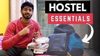 Hostel Essentials  Things to carry to a hostel  What to pack for hostel  IPM IIM hostel packing [upl. by Tewell]