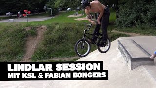 Skatepark Lindlar BMX Session feat Kai SchulteLippern amp Fabian Bongers [upl. by Selyn]