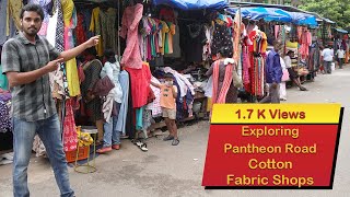 Exploring Pantheon Road Fabric Shops  cottonstreet  Vlog  SemaNachunuIrukku  kabilan [upl. by Aushoj]