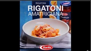 BARILLA EXPRESS SG  Rigatoni Amatriciana [upl. by Alakam307]