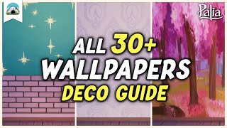 All WALLPAPERS Every Wallpaper you can Buy amp Unlock – Deco Guide  Palia [upl. by Azalea]