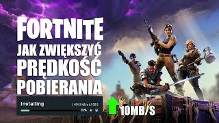 JAK ZWIĘKSZYĆ PRĘDKOŚĆ POBIERANIA FORTNITE  FORTNITE SLOW DOWNLOAD FIX HOW TO FIX GTA 5 EPIC FAST [upl. by Elberfeld110]