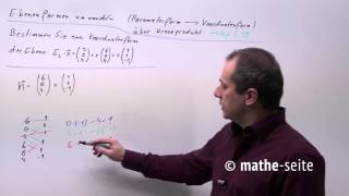 Parameterform in Koordinatenform umwandeln Beispiel 3  V0106 [upl. by Alokin]