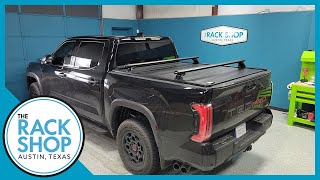 20222024 Toyota Tundra Yakima SkyLine HD 68quot Bar Rack on Retrax XR Bed Cover  The Rack Shop [upl. by Kirshbaum709]