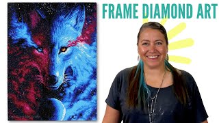 How To Frame Diamond Art [upl. by Clarkin]