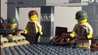 Battle of Aachen Lego WW2 Stop Motion [upl. by Harmonia]