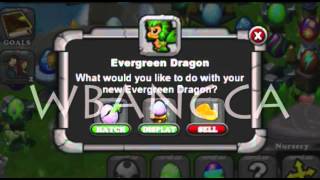 How to breed Evergreen Dragon in DragonVale [upl. by Mahan]